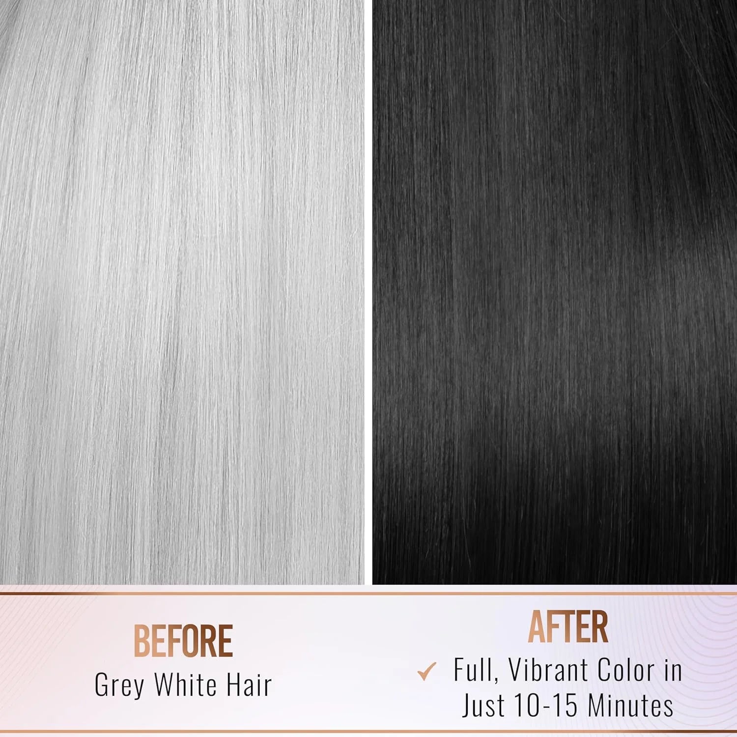 Hair Dye Shampoo Black Color, 3-In-1 Shampoo Hair Color Travel Pack (30Ml X5) + Argan Oil Hair Serum for Dry, Frizzy & Damaged Hair, Long Lasting Hair Color, for Women and Men, Travel Size